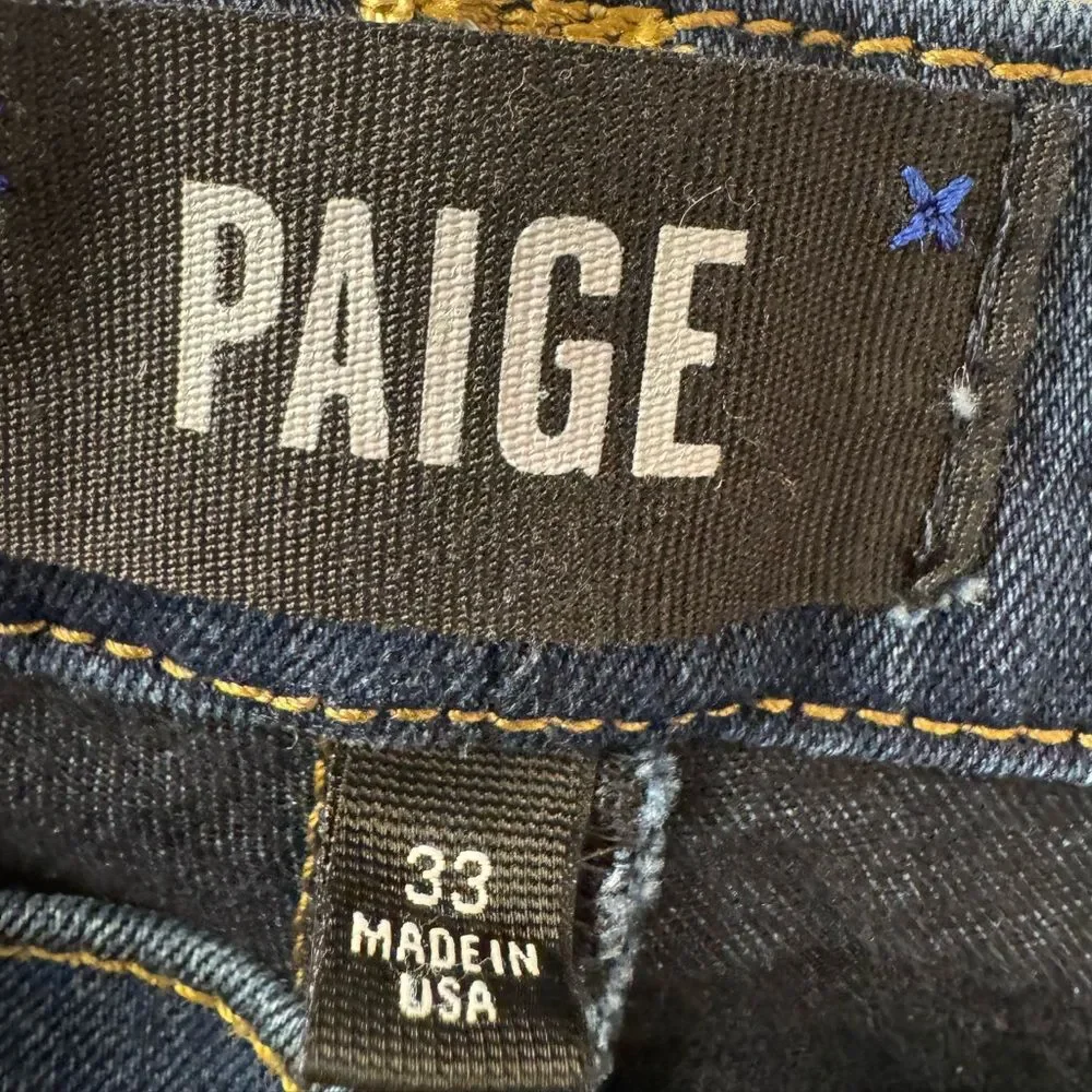 Paige Federal Men’s Jeans size 33 blue